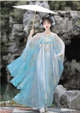 HanFu Fairytale Green Evening Dresses Birthday Prom Dresses HZ1024