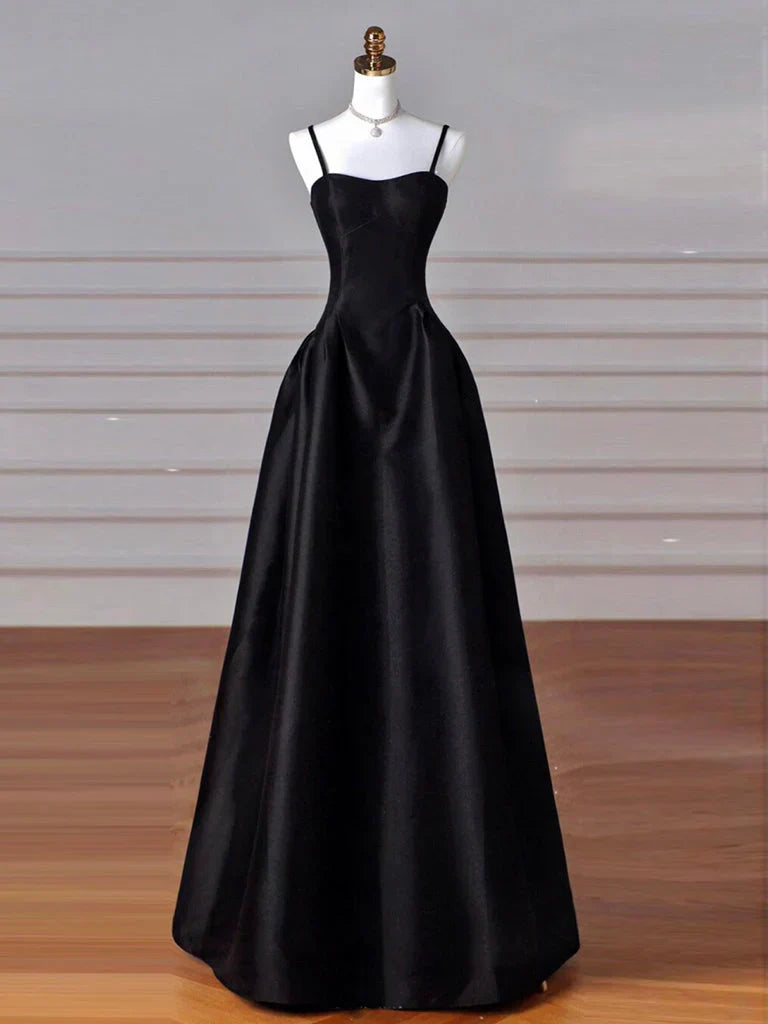 Sweetheart ??Prom Dress for Birthday&Graduation-Burgundy Satin Long Formal Evening Dress HZ1024
