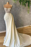 Satin Spaghetti strap Sweetheart Sequined Beaded Long Prom Dress Gorgeous Evening Dress HZ1024