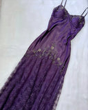 Spaghetti Straps Lace Beaded Prom Dress Graduation Prom Dress Adult Ceremony Dress HZ1024