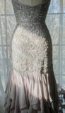 Purple Spaghetti Strap Appliques Bodycon Open Back Evening Dresses Chiffon Sequin Long Prom Dresses HZ1024