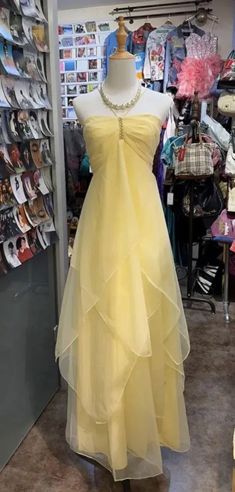 Yellow Chiffon Cocktail Party Dresses Halter Neck Sleeveless Guest Dresses HZ1024