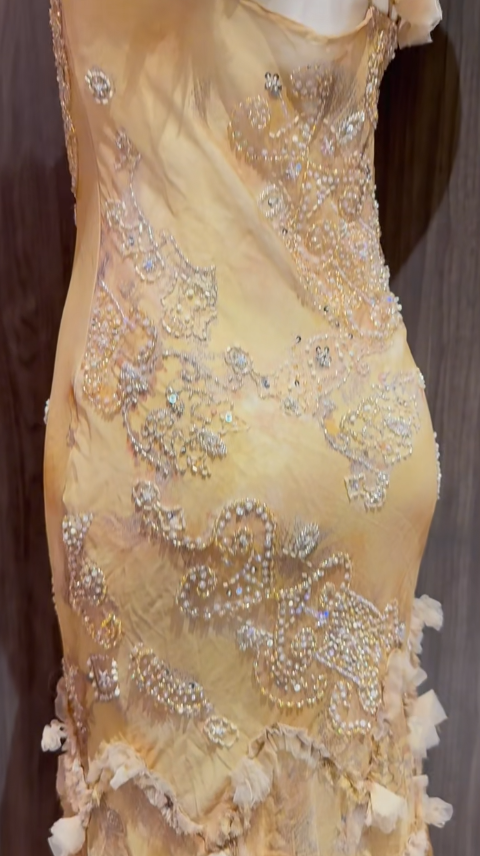 Yellow Straps Mermaid Chiffon Beading Long Prom Dresses Vintage Evening Gowns HZ1024