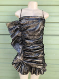 Black Gold Strapless Bodycon Short Party BirthdayDresses Sexy Homecoming Dresses HZ1024